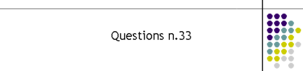 Questions n.33