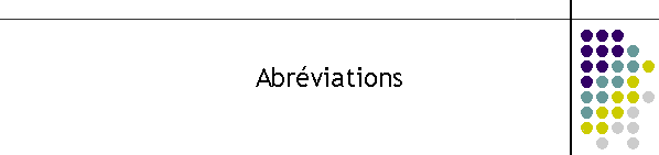 Abréviations